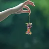 1Pc DIY Diamond Painting Lettter Keychain