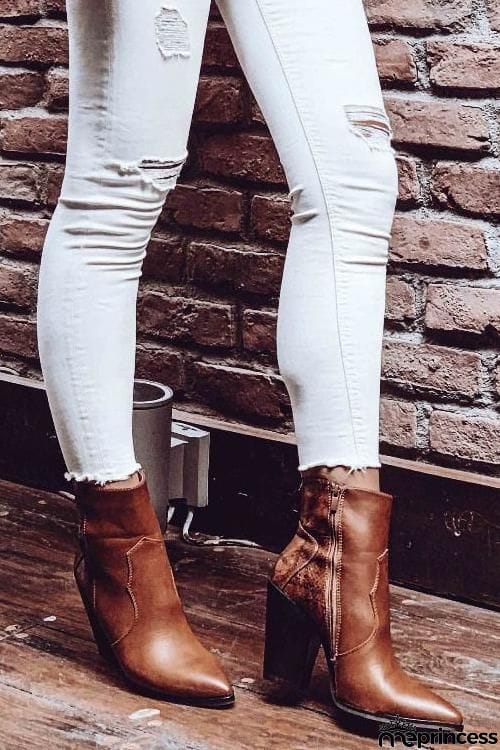 High Heel Pointed Toe Boots
