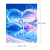 Love White Swan-Paint by Numbers Acrylic Painting 40*40CM