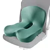 Memory Foam L-Shaped Integrated Seat Cushion with Lumbar Support Sitting Pillow