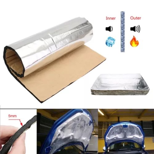 Dronehint 10x Car Parts Pad Sound Deadener Insulation Heat Noise Proofing Foam Shield Mats (For: Acura) Parts