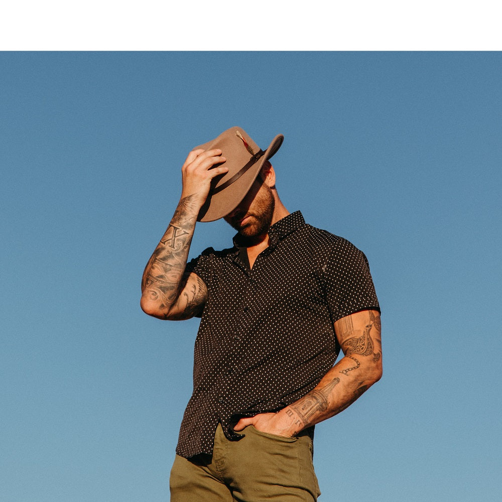 Dakota Fedora-PUTTY[Fast shipping and box packing]