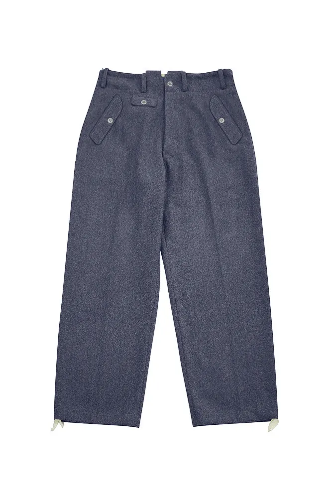   Luftwaffe German M1944 Blue Grey Wool Trousers German-Uniform