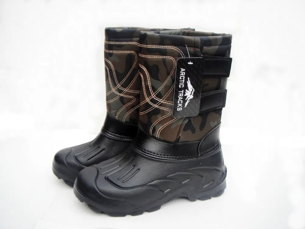 ARCTIC TRACKS Brand Autumn Winter Warm men shoes fashion snow boots military fishing skiing waterproof casual mid-calf shoes
