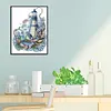 Blue Lighthouse - 14CT Counted Cross Stitch Kit(22*29cm)