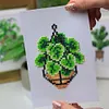 12pcs Plants DIY Mini Square Diamond Painting Set 14x18cm