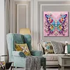 (Pre-Framed)Butterfly-Special Shape Diamond Painting Kit(29x29cm)