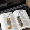 (US Local)3Pcs Special Shaped Food Beverages 5D DIY Diamond Art Book Mark for Home Office