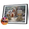 Diamond Painting -DIY Full Square Drill Snow House（50x70cm）