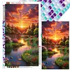 Mountains Fields-Full Round Diamond Painting 40*70CM