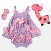 Reborn Dolls Baby Clothes Purple Outfits for 20''- 22'' Reborn Doll Girl Baby Clothing sets - RBBI-Myrebornbabydoll&reg; Myrebornbabydoll&reg;
