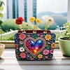 5D DIY Special Shape Double Sided Drills Diamond Painting Wooden Desk Ornament Flower Vase Decor Kit