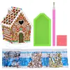 DIY Gingerbread House Diamond painting ornaments(Single-Sided)