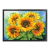 Cross Stitch Full Embroidery Beads Printed 11CT Sunflower(65x50cm)