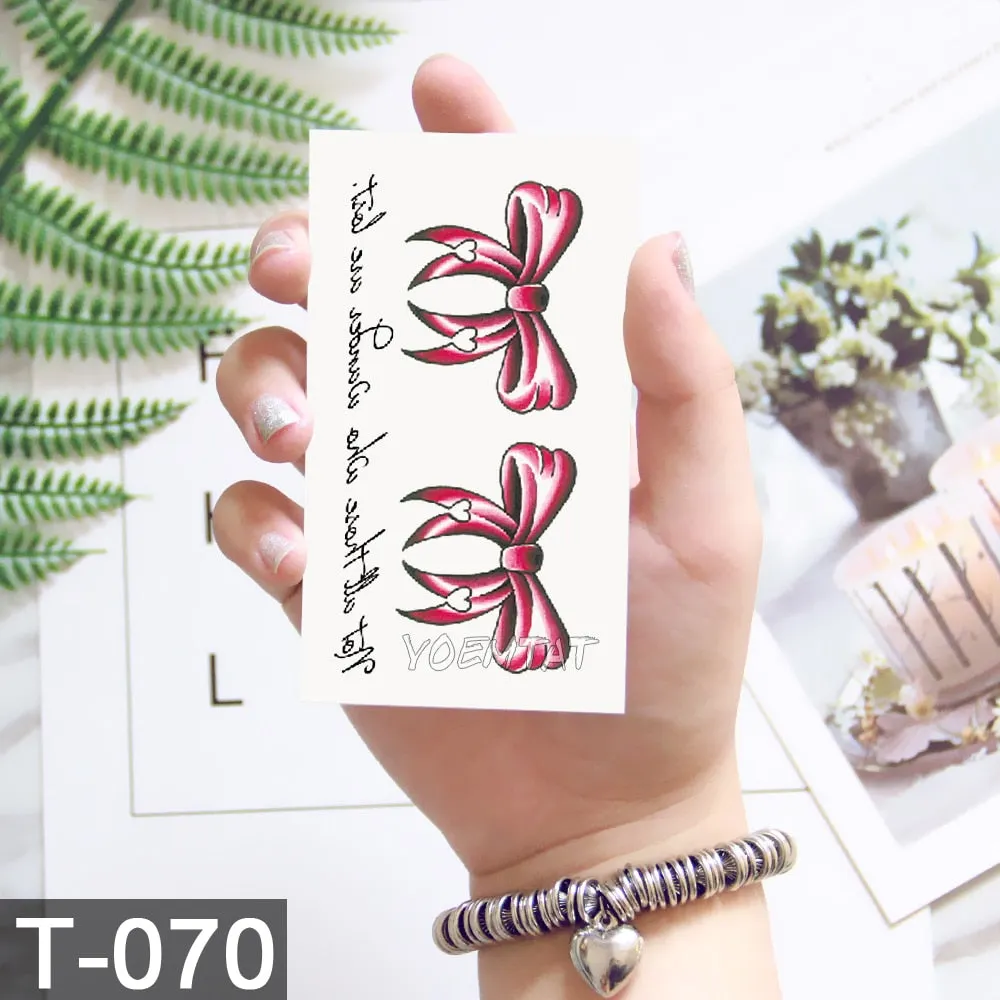 Waterproof Temporary Tattoo Sticker Cute Watercolor Cartoon Design Children Lamp Water Transfer Tatto Marine Man Girl Fake Tatoo