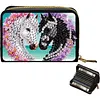 2pcs Animal Pattern Diamond Painting Fashion Card Holder Compact Coin Purse