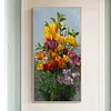 >SALE<Diamond Painting Flowers Full Round Wall Picture 45x85cm (LG019)