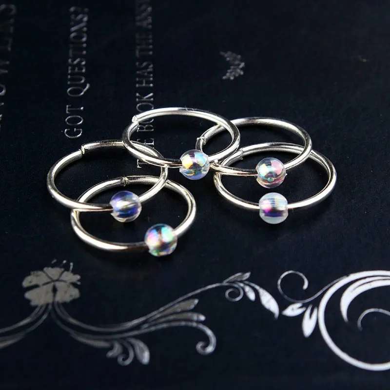 Hair Braid Coin Leaves Retro Colorful Beads Pendant Charms Rings Clip Headband for Pierced Hip-hop Braiders Leaves Accessories