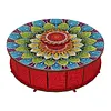 DIY Wooden Diamond Art Painting Storage Box Kit with Rotate Lid Diamond Art Painting Holder Box for Adults Beginners Home Office Decor