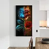 (Big Size)Flame Rose-Paint by Numbers Acrylic Painting 40*70CM