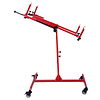 [US Local Warehouse] Multifunction Paint Stand Bumper Stand Adjustable 90 Degree Rotating Paint Holder with 4 Wheels Hang Automotive Panels Fenders Bumpers Car Parts