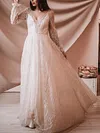 Shiny Spangle And Backless Long Sleeves Maxi Dresses