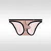 Men's Sheer Boxer Briefs See Through Breathable Ice Silk Boxer Briefs Transparent Elephant Nose Underwear