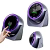 Desk Fan 100-Speed Digital Display Turbo Table Fan with Rechargeable Battery Wall-Mouted Design for Bedroom Home Office Travel