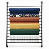 [US Local Warehouse] 13 Rolls Vinyl Roll Holder with Adjustable Hanging Rod for Wallpaper Window Film