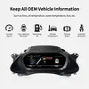 12.3" LCD Digital Cluster Instrument Speedometer For Volkswagen Tiguan