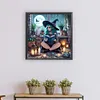 (US Local)Girl 5D DIY Full Round Drill Big Size Diamond Painting Kit Home Decor Art Craft 50x50cm