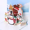 (US Local)6PCS DIY Diamond Art Greeting Cards Xmas Designs for Festivals and Celebrations