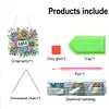 (US Local)Acrylic Special Shape Flowers 5D DIY Diamond Painting Dots Pendant for Window