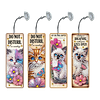 (US Local)4Pcs Diamond Painting Bookmarks Diamond Art Bookmarks for Book Lovers (Cat)