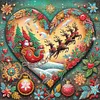 (US Local)4pack Xmas-Special Shaped Diamond Painting Kit(30x30cm)