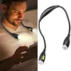 LED Neck Reading Light Flexible Book Light Adjustable Rechargeable Flashlight