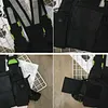 Reflective Vest Backpack Multi-Pocket Vest Bag Large Capacity Stylish Chest Bag