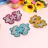 3pcs DIY Full Drill Diamond Painting Hairpin Butterfly Flower Girl Headwear Kit