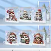 6Pcs Diamond Painting Christmas Cat Greeting Cards Christmas Cards