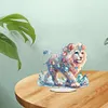 Diamond Painting Acrylic Lion Desktop Ornaments