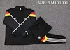 2024 Germany Half-Pull Training Suit Black Football Shirt 1:1 Thai Quality