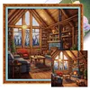 (US Local)Room-14CT Stamped Cross Stitch Kit(50x50cm)