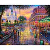 (Big Size)New Orleans Square - 11CT Stamped Cross Stitch - 60*50cm