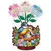 2026&2027 DIY Double Sided Drills Calendar Craft Art Kit Wooden Diamond Painting Calendar Set