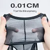 Men's Thin Sheer Transparent Special Invisible Straps Waist Underwear Brief
