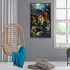 Diamond Painting -DIY Round Drill Forest Animals(40X70CM)
