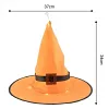 Halloween Chapeau de Sorci&egrave;re Rougeoyant Led Magicien