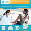 4-Pack Toes Spacers Clear Spreader For Bunion Corrector and Bunion Relief