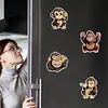 6Pcs Gorilla Diamond Painting Fridge Magnet Diamond Art Magnets Decals Kit