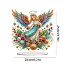 (US Local)Special Shape Angel Girl Table Top Diamond Painting Ornament Kits for Bedroom